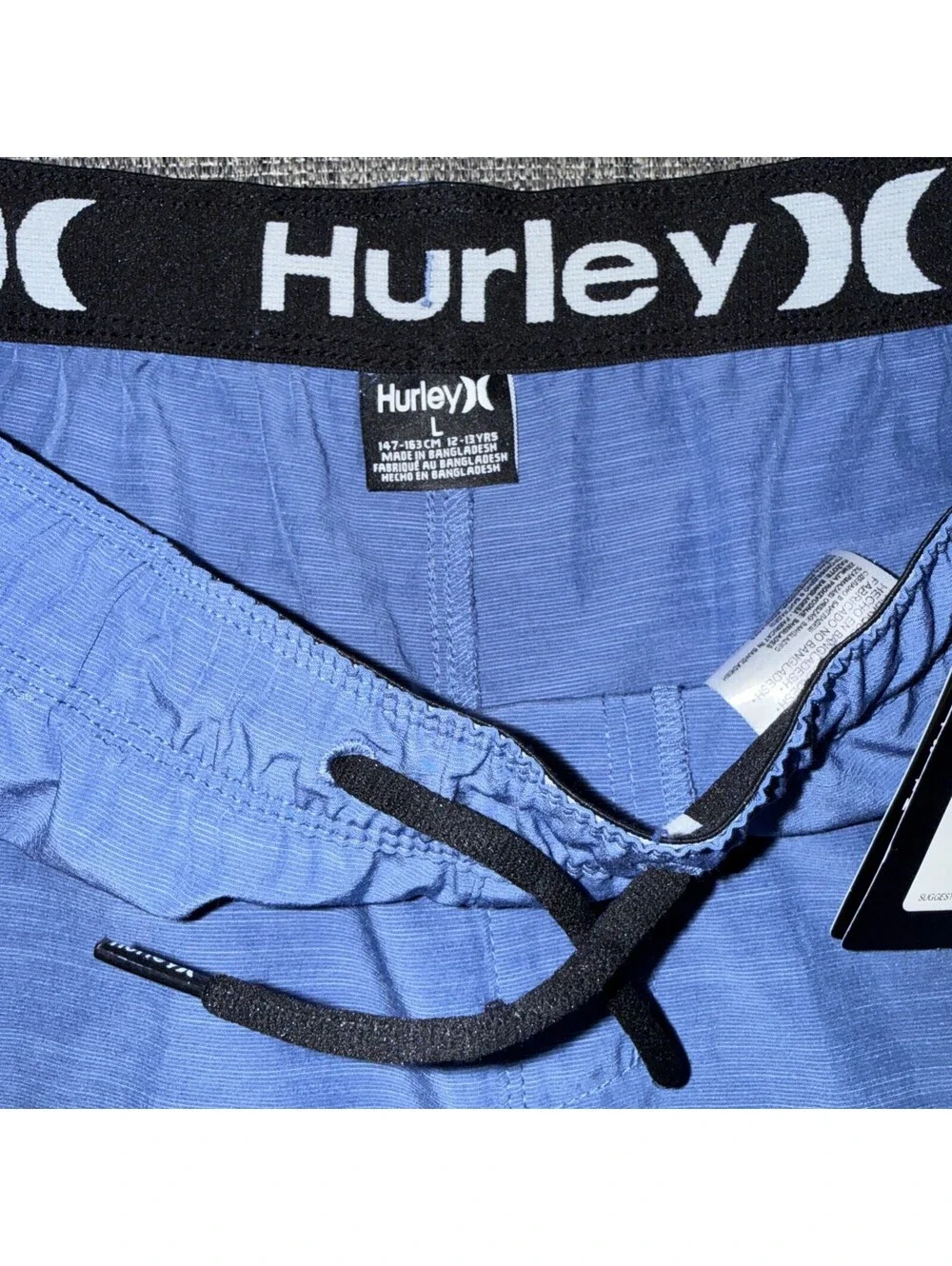 Hurley Boys Large Sizes 14-16 Boardshorts H2O Dri Shoreline Blue 987671-U0H New